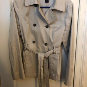 Women's Brooks Brothers cropped trench coat- 6P